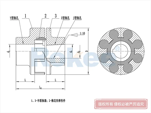 LM(ML)型梅花聯(lián)軸器