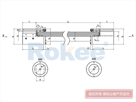 WGJ型接中間軸鼓形齒式聯(lián)軸器